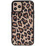 Coque arrière en cuir léopard iPhone 11 Pro