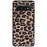 Leopard læder bagcover Samsung Galaxy S10