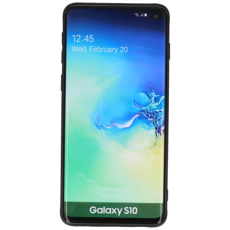 Cubierta trasera de cuero de leopardo para Samsung Galaxy S10