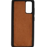 Coque arrière en cuir léopard pour Samsung Galaxy S20