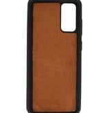 Leopard læder bagcover til Samsung Galaxy S20