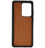 Coque arrière en cuir léopard pour Samsung Galaxy S20 Ultra