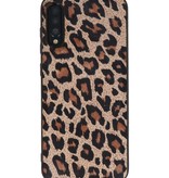 Cover posteriore in pelle leopardata per Samsung Galaxy A70