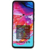 Luipaard Leer Back Cover voor Samsung Galaxy A70