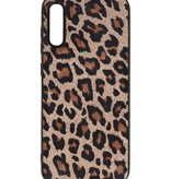Leopard læder bagcover til Samsung Galaxy A70