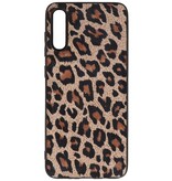 Luipaard Leer Back Cover voor Samsung Galaxy A70