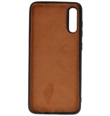 Luipaard Leer Back Cover voor Samsung Galaxy A70