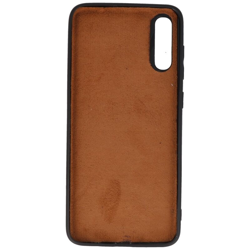 Luipaard Leer Back Cover voor Samsung Galaxy A70