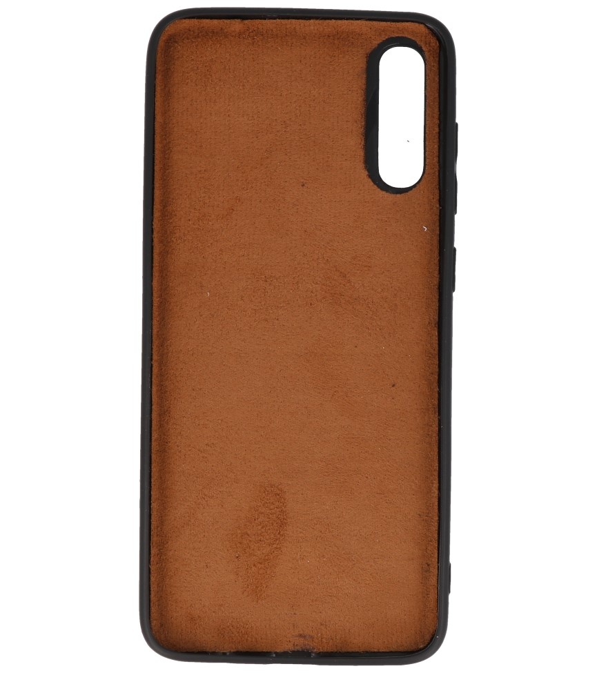 Luipaard Leer Back Cover voor Samsung Galaxy A70