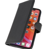 Étui MF Bookstyle en cuir fait main iPhone X - XS Noir