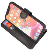 Étui MF Bookstyle en cuir fait main iPhone X - XS Noir