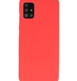 Coque en TPU couleur pour Samsung Galaxy A51 Rouge