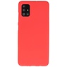 Farve TPU taske til Samsung Galaxy A51 rød