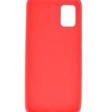 Carcasa de TPU en color para Samsung Galaxy A51 Rojo