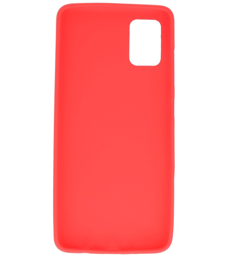 Color TPU Case for Samsung Galaxy A51 Red