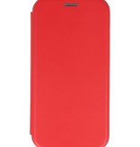 Schlanke Folio Hülle für Samsung Galaxy A01 Rot
