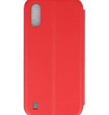 Étui Folio Slim pour Samsung Galaxy A01 Rouge