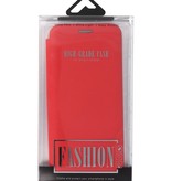 Slim Folio Case voor Samsung Galaxy A01 Rood