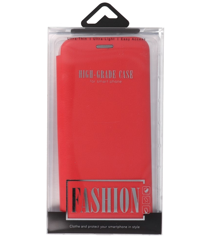 Slim Folio Case voor Samsung Galaxy A01 Rood