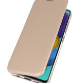 Schlanke Folio Hülle für Samsung Galaxy A01 Gold