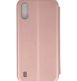 Schlanke Folio Hülle für Samsung Galaxy A01 Pink