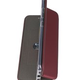 Schlanke Folio Hülle für Samsung Galaxy A01 Bordeaux Rot