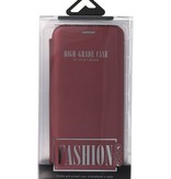 Slim Folio Taske til Samsung Galaxy A01 Bordeaux Red