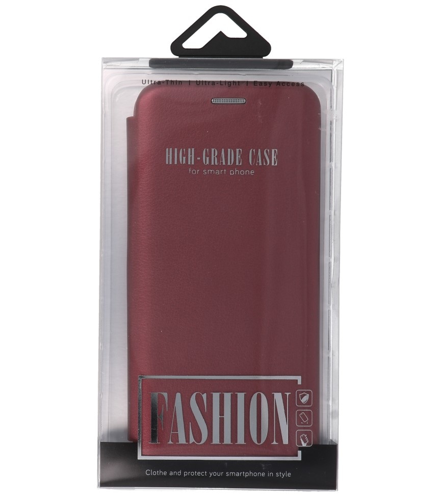 Étui Folio Slim pour Samsung Galaxy A01 Bordeaux Rouge
