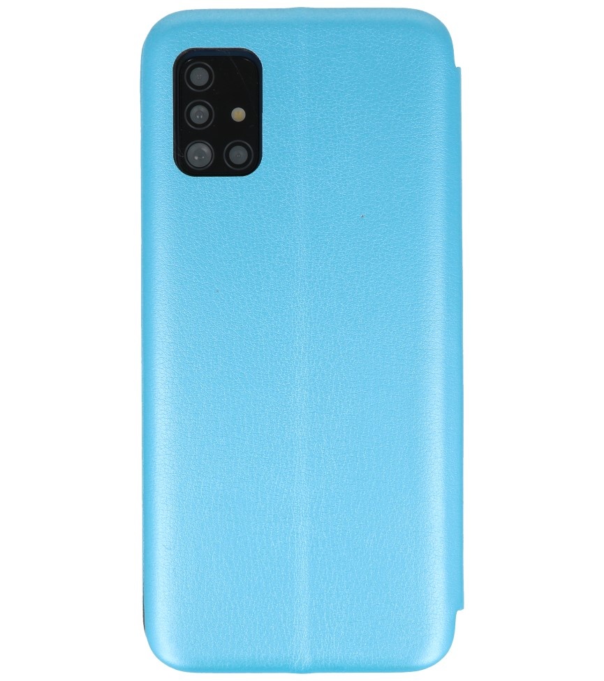 Schlanke Folio Hülle für Samsung Galaxy A51 Blau