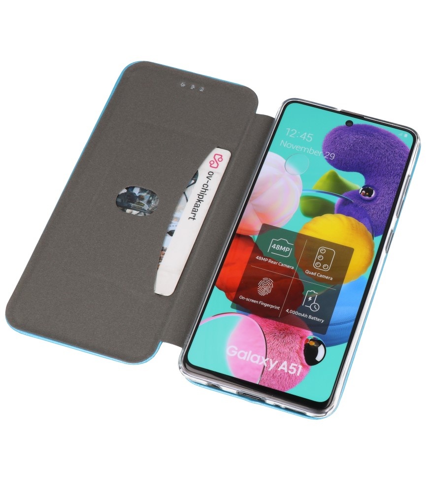 Slim Folio Case voor Samsung Galaxy A51 Blauw