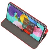 Étui Folio Slim pour Samsung Galaxy A51 Rouge