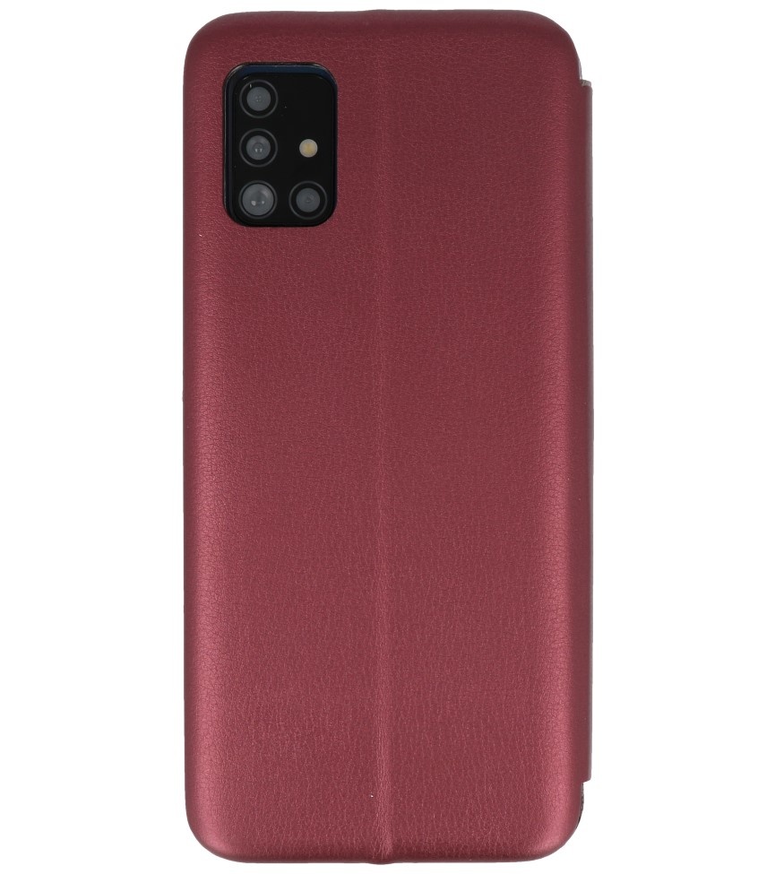 Slim Folio Case voor Samsung Galaxy A51 Bordeaux Rood