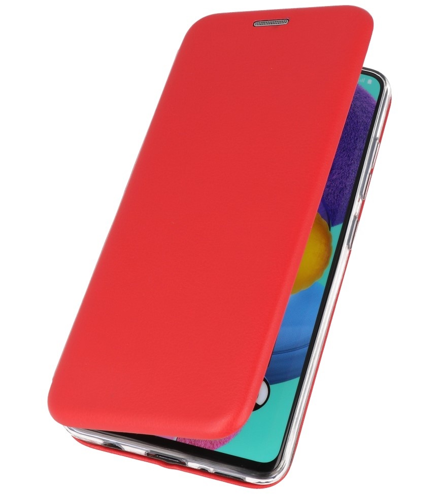 Custodia slim folio per Samsung Galaxy A71 rossa