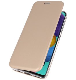 Custodia slim folio per Samsung Galaxy A71 oro