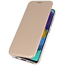 Schlanke Folio Hülle für Samsung Galaxy A71 Gold