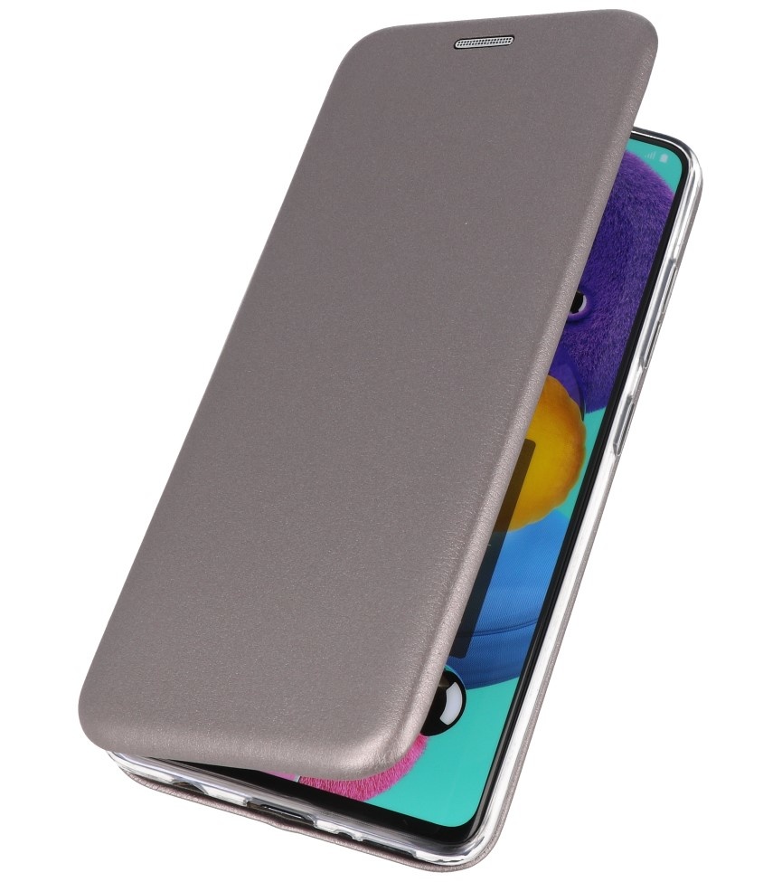 Étui Folio Slim pour Samsung Galaxy A71 Gris
