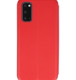 Custodia slim folio per Samsung Galaxy S20 rossa