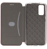 Custodia slim a folio per Samsung Galaxy S20 Bordeaux Red