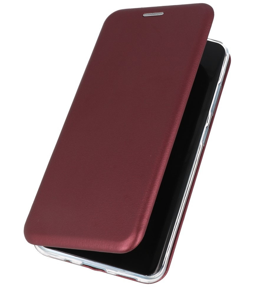 Schlanke Folio Hülle für Samsung Galaxy S20 Plus Bordeaux Rot