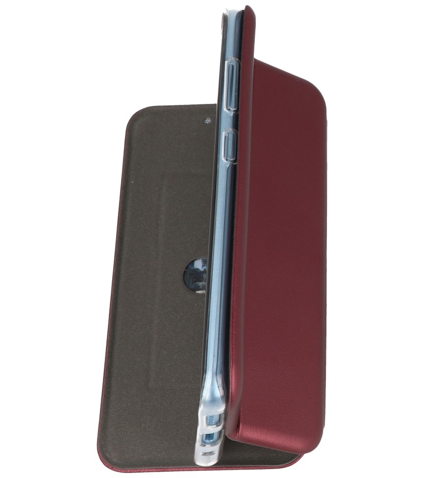 Schlanke Folio Hülle für Samsung Galaxy S20 Plus Bordeaux Rot