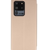 Custodia slim folio per Samsung Galaxy S20 Ultra Gold