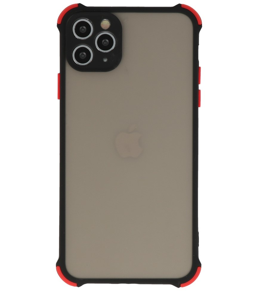 Custodia rigida per combinazione di colori resistente agli urti iPhone 11 Pro nero