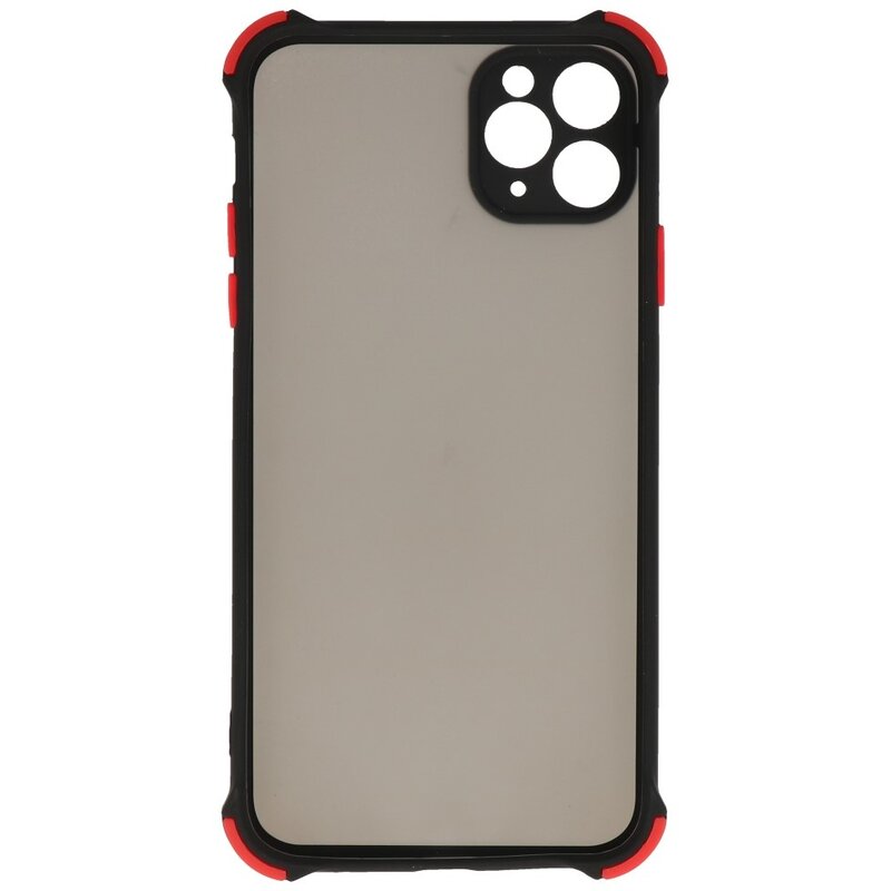 Custodia rigida per combinazione di colori resistente agli urti iPhone 11 Pro nero