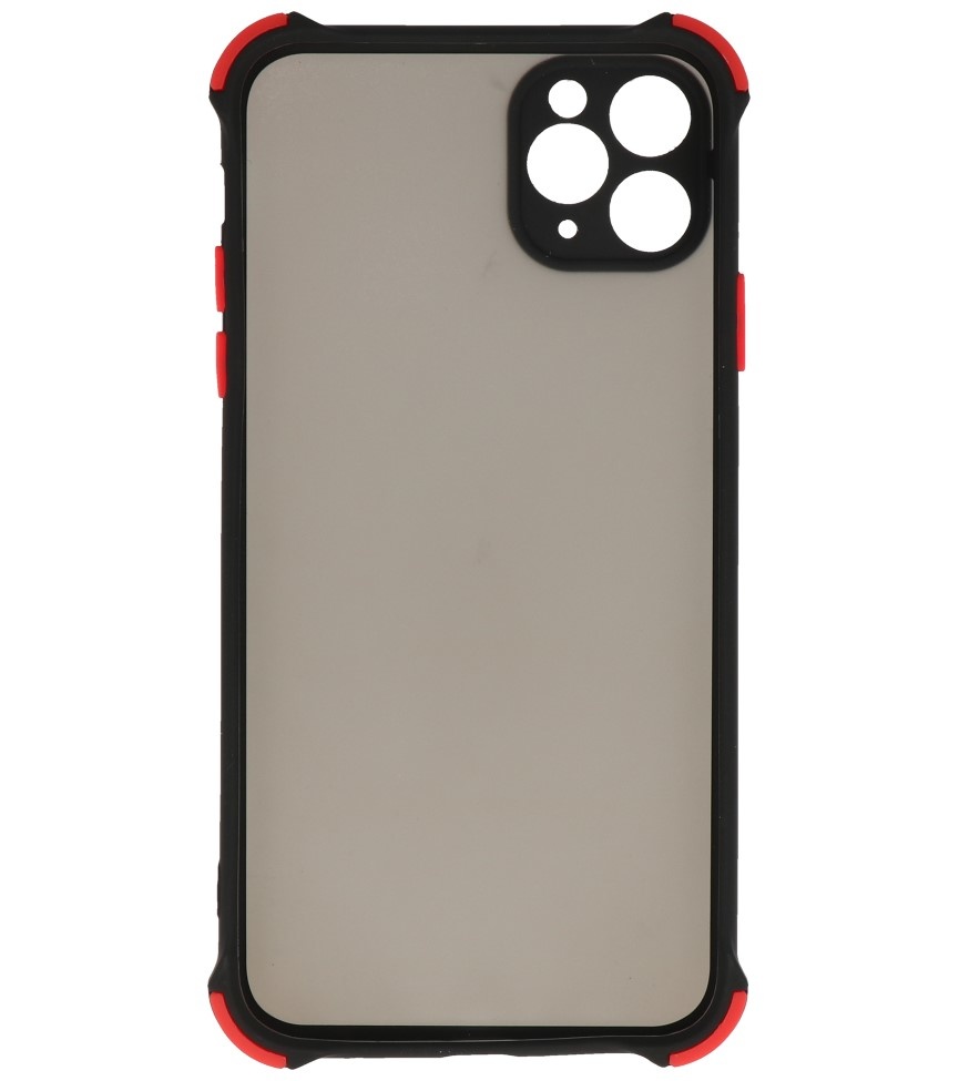 Schokbestendig Kleurcombinatie Hard Case iPhone 11 Pro Zwart