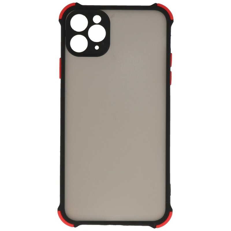 Custodia rigida per combinazione di colori resistente agli urti iPhone 11 Pro nero
