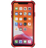 Funda rígida combinada a prueba de golpes para iPhone 11 Pro Rojo