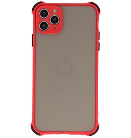 Funda rígida combinada a prueba de golpes para iPhone 11 Pro Rojo