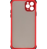 Funda rígida combinada a prueba de golpes para iPhone 11 Pro Rojo