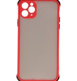 Funda rígida combinada a prueba de golpes para iPhone 11 Pro Rojo