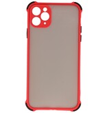 Funda rígida combinada a prueba de golpes para iPhone 11 Pro Rojo